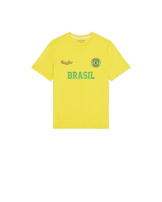 Guess Yellow World Cup Tee for men