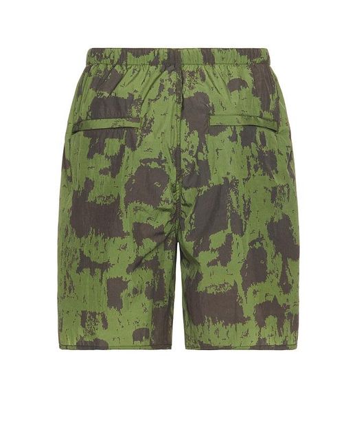 Beams Plus Green Mil Athletic Shorts Nylon Camo Print for men