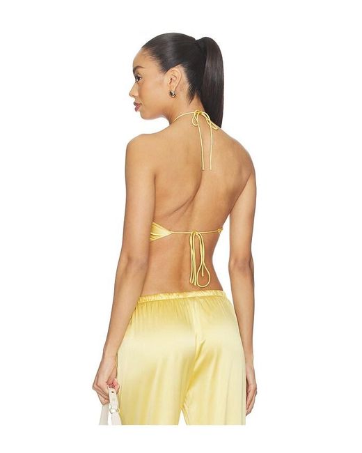 ÉTERNE Yellow Freya Top