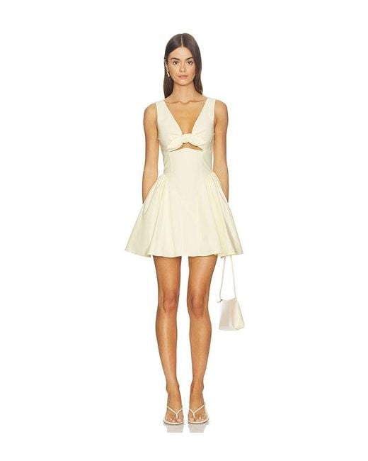 MAJORELLE Natural Susie Mini Dress