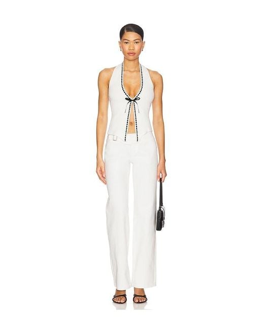 With Jean White Gigi Top