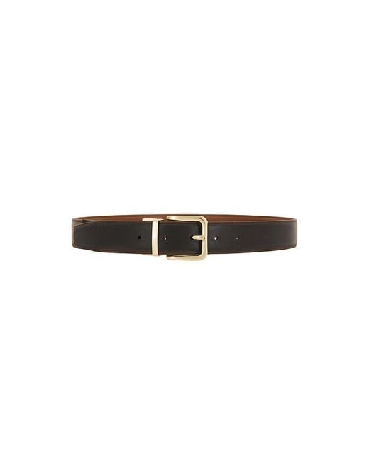 Vince White 32Mm Alex Reversible Stitched Belt for men