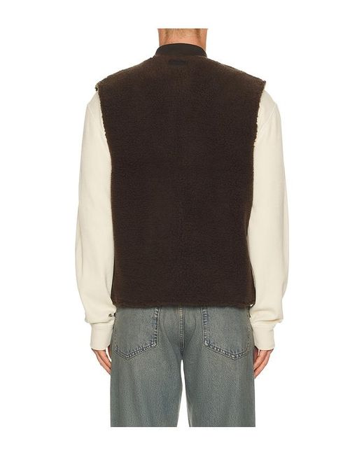 AllSaints Black Otis Vest for men