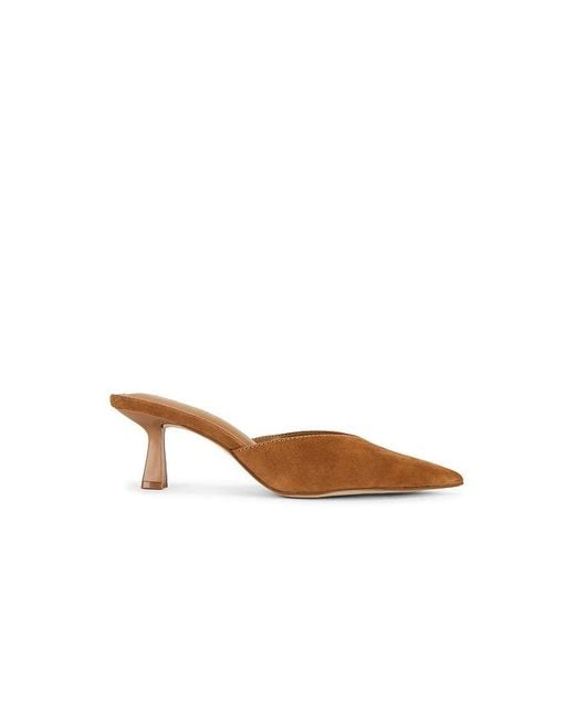 Steve Madden White Mod Mule Pump