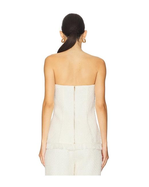 SNDY'S White Piper Top