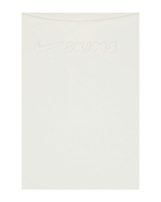 NikeSKIMS White Matte Baby Short Sleeve Tee