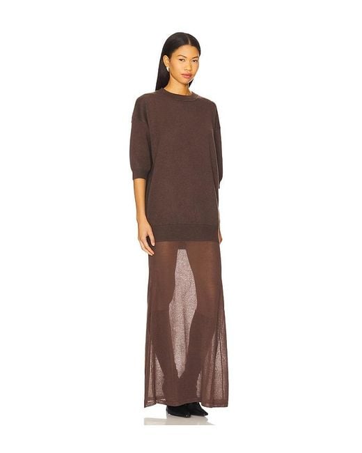 SER.O.YA Brown Arwen Maxi Dress