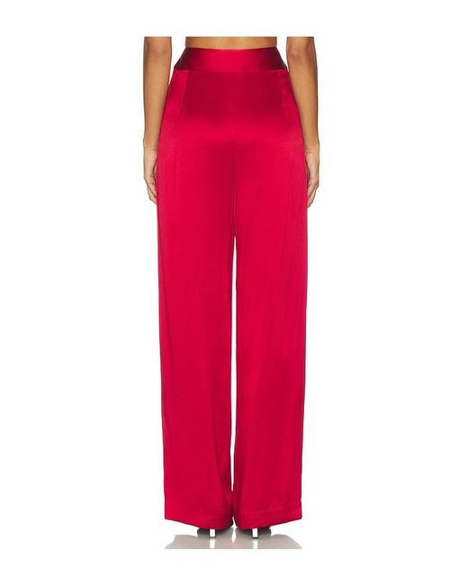 The Sei Red Relaxed Trouser