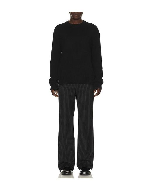MIDNIGHT RODEO Black Flared Essential Trouser for men