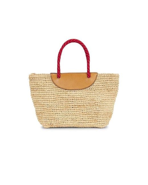 Madewell Multicolor Raffia Mini Tote Bag