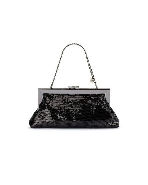 Olga Berg Black Zephyr Clutch