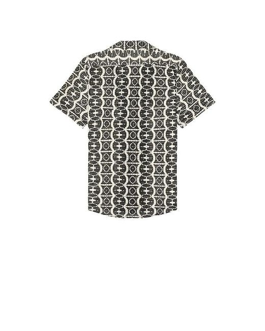 Oas Black Hypnotise Cuba Net Shirt for men