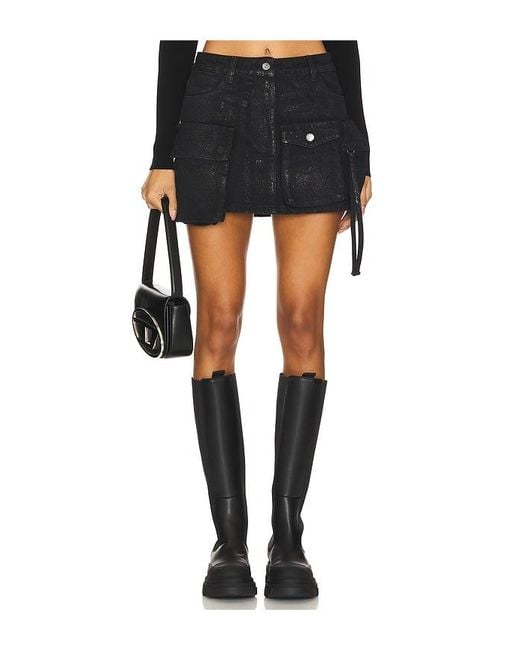 Steve Madden Black Evalina Skirt