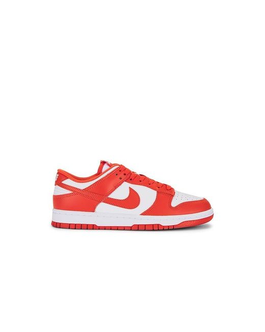 Nike Red Dunk Low Retro Sneakers for men