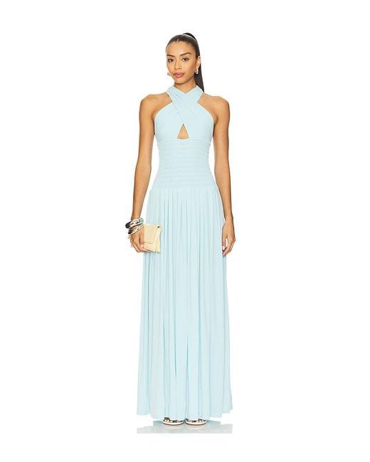 OW Collection Blue Kleid Rhea