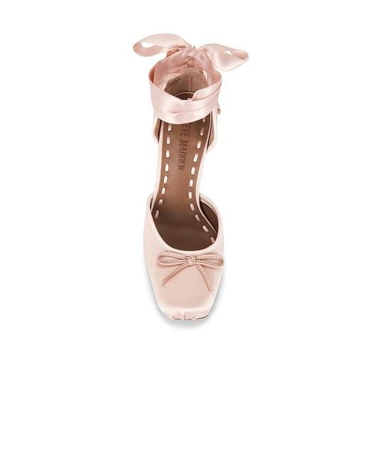 Steve Madden White Larina Heel