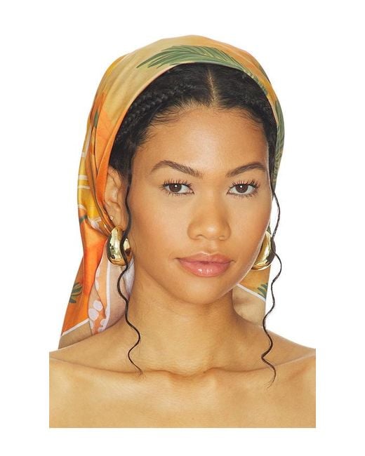 Ettika Yellow Coastal Palm Scarf