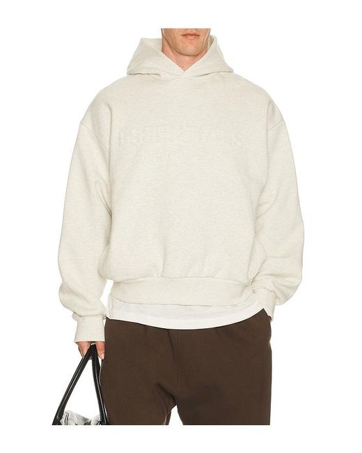 Fear Of God White Classic Hoodie for men