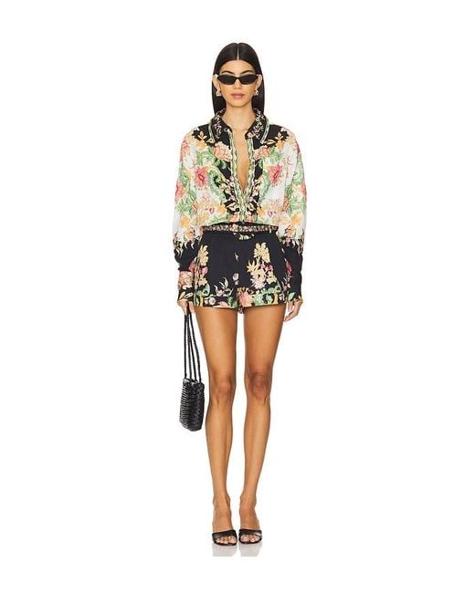 Hemant & Nandita Multicolor Oversized Shirt With Hand Crafted Buttons