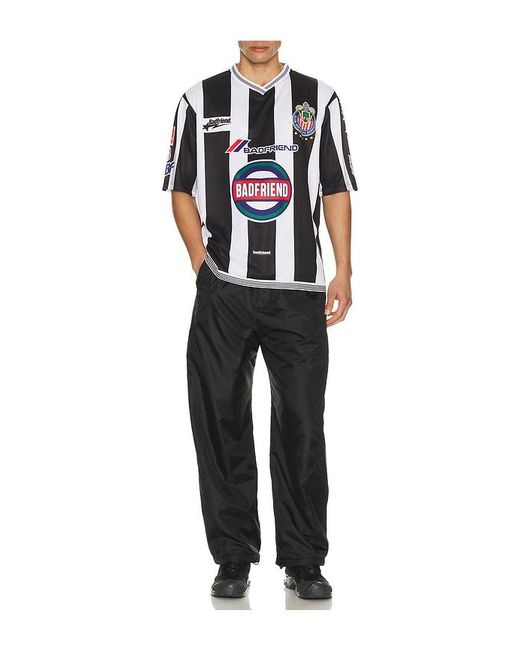 Badfriend Black Soccer Jersey for men