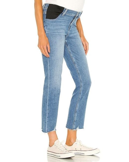 PAIGE Blue Cindy Maternity Jean With Elastic Waistband