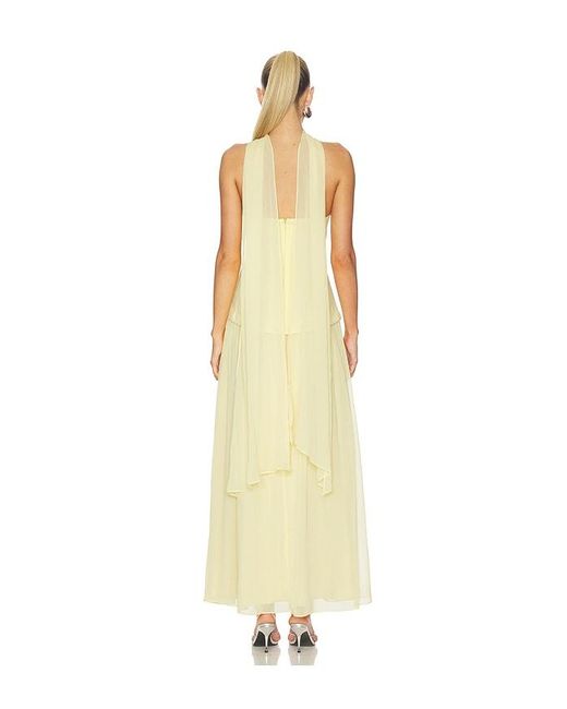 Line & Dot Metallic Fond Dress