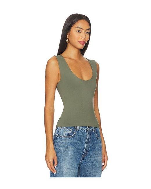 Free People Blue X Intimately Clean Lines Muscle Cami