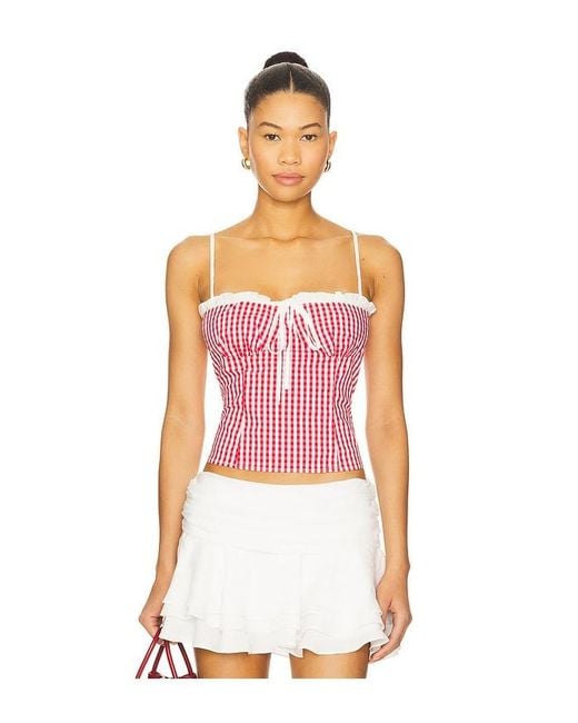 MORE TO COME White Beckie Top