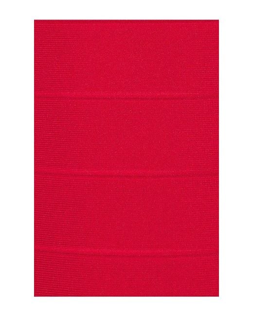 Hervé Léger Red The Premiere Dress