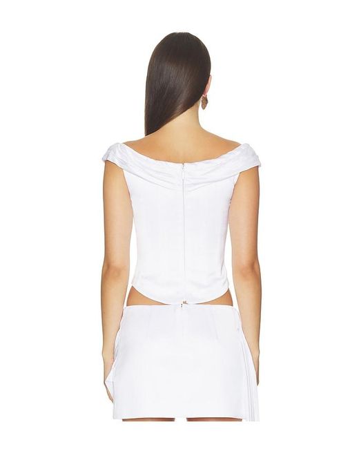 Lovers + Friends White X Revolve Rosalie Top