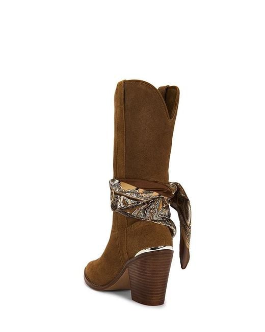 Steve Madden Brown Sally Scarf Boots