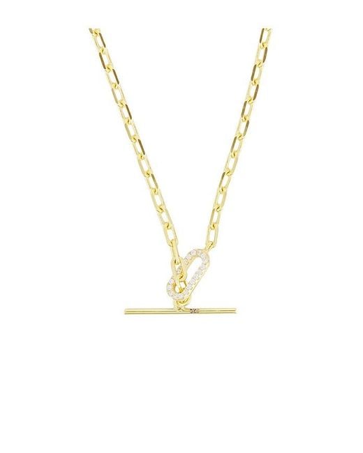 Mazin Jewels White Vault Necklace