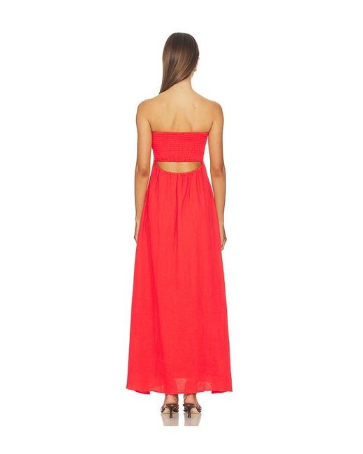 Beach Riot Red Yula Maxi Dress