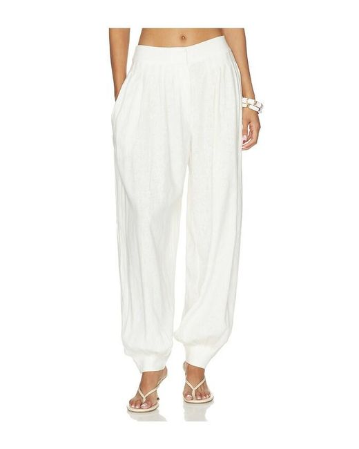 Bardot White Renea Balloon Pant