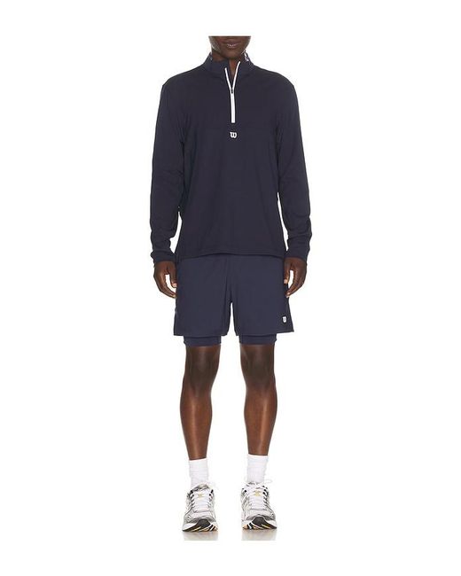 Wilson Blue Set Point Short 5 Lined for men