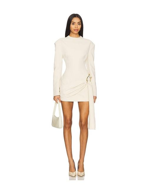 Lioness Women's White Martini Long Sleeve Mini Dress
