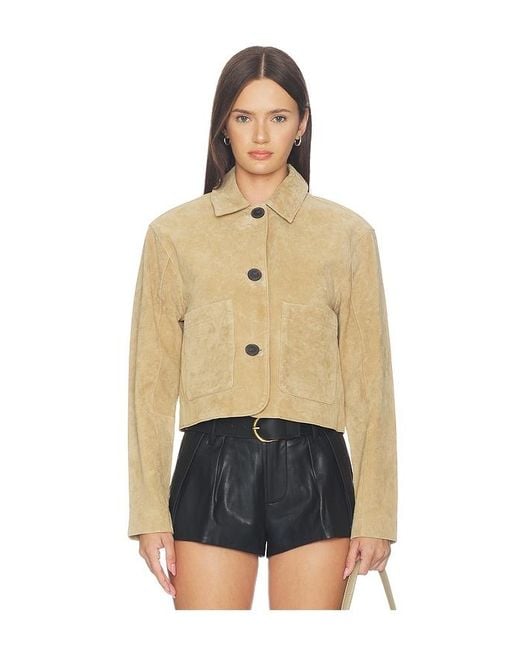 Chaqueta Suede En Color Bronce Talla (También En M, S, Xs) Blank NYC de color Multicolor