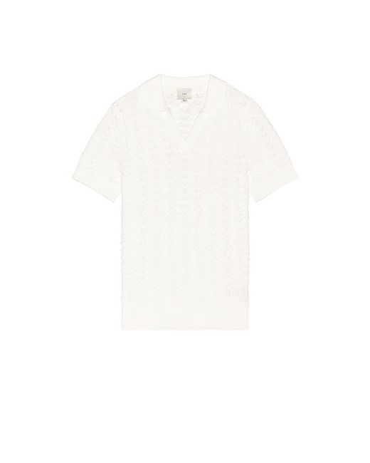 CHE White Ripple Polo for men