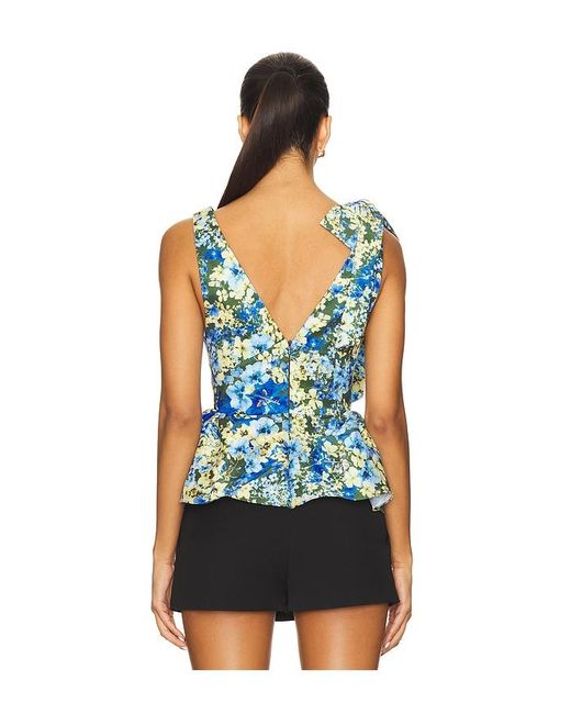 Kika Vargas Blue Ilhan Top