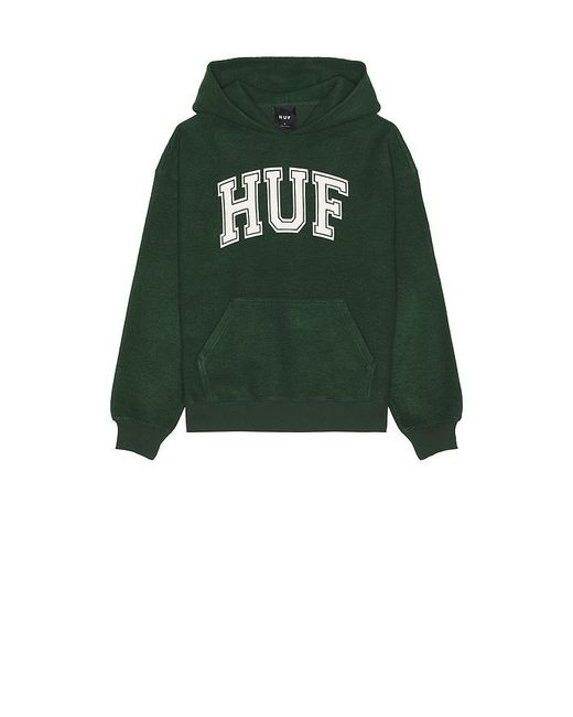 Huf Green Cracked Arch Inside Out Hoodie for men