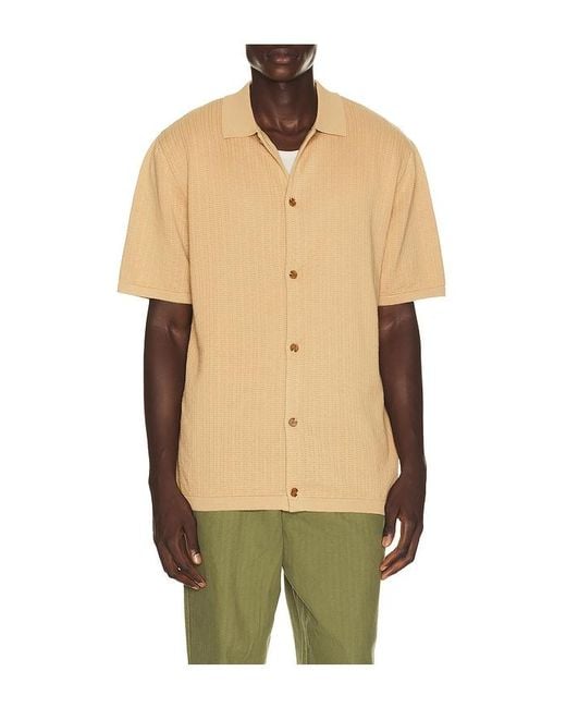 Rhythm Textured Knit Shirt in Multicolor für Herren