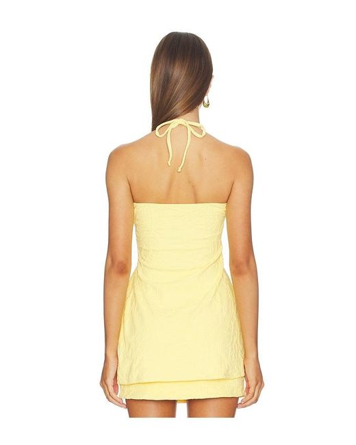 Devon Windsor Yellow Jamie Top