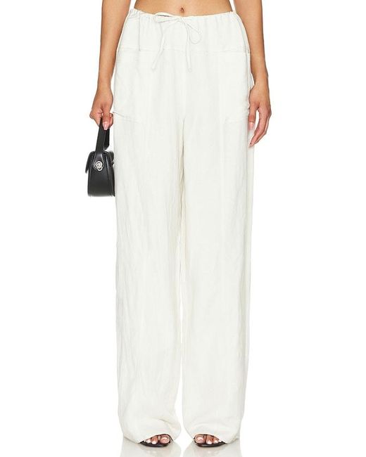 Lovers + Friends White Tate Pant