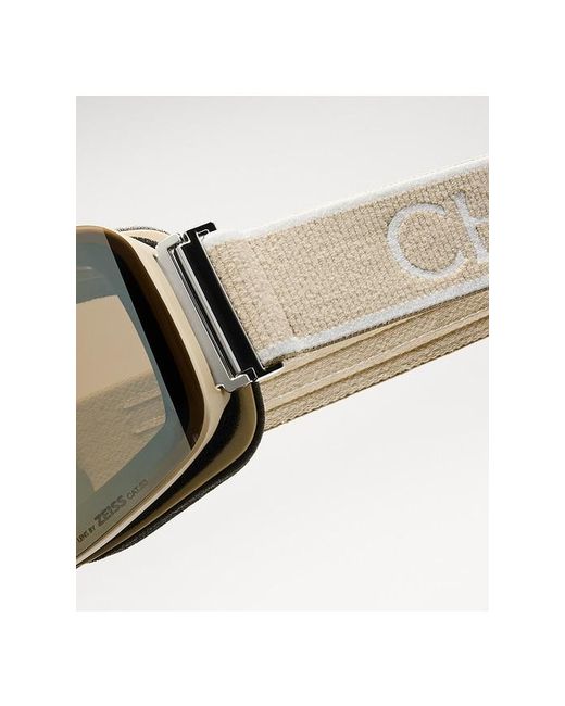 Chimi White 01 Cime Ski Goggles