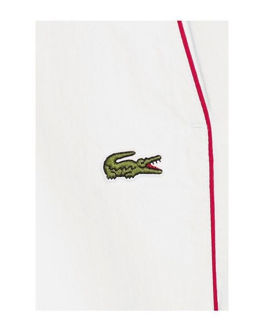 Lacoste White Track Pants for men