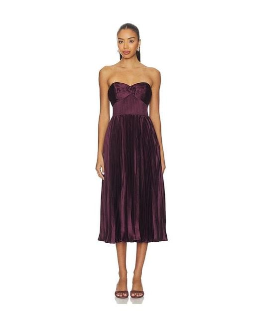 Astr Red Ascella Dress
