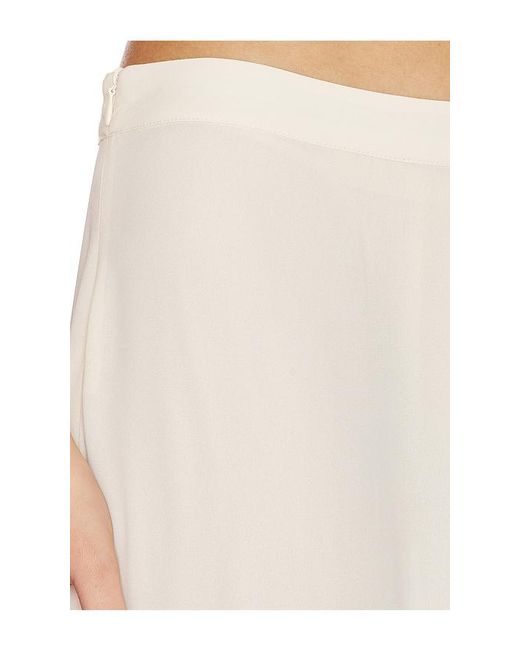 With Harper Lu White Frill Midi Skirt