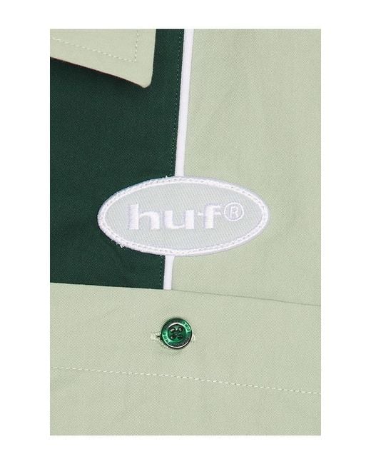 Huf Green Urethane Work Shirt for men