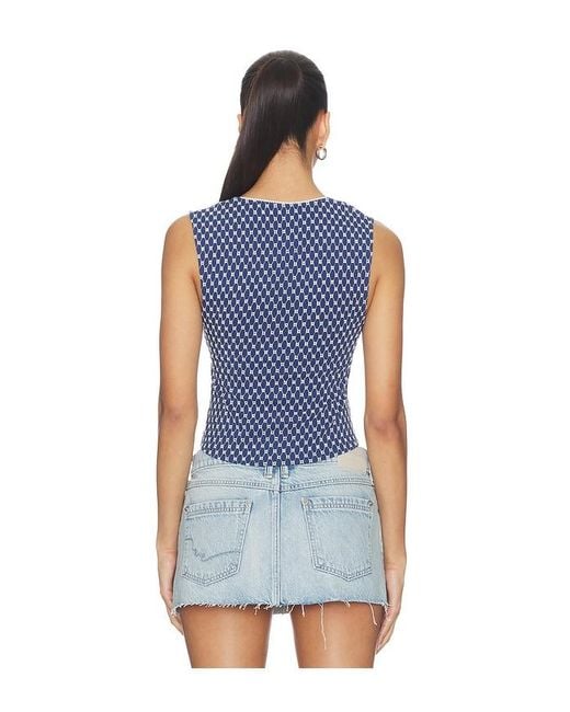 Free People Blue Good Graces Top