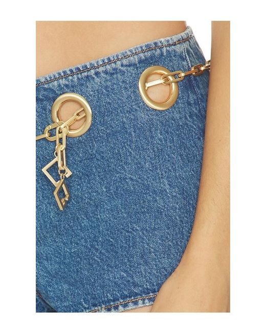 Cult Gaia Blue Baba Short